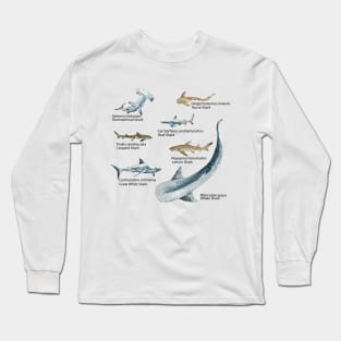 Sharks Galore Long Sleeve T-Shirt